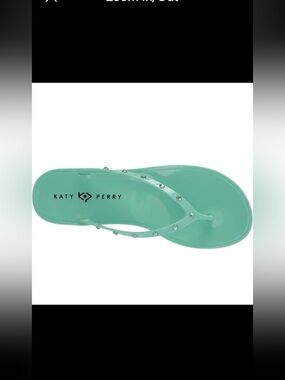 Katy Perry Women's The Geli Gem Crystal Embellished Thong Sandal NWOT size 8M